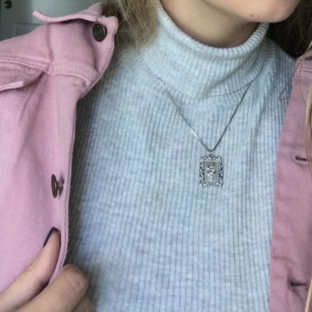 Nectar Clothing Pink Denim Jacket